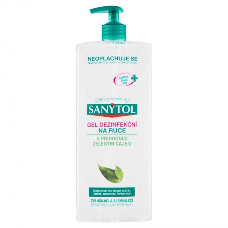 Sanytol dezifekční gel 1l s pumpičkou | Čistící, dezinf.prostř., dezodoranty - Dezi. přípravky